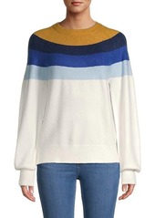 Saks Fifth Avenue Colorblock Stripe Sweater
