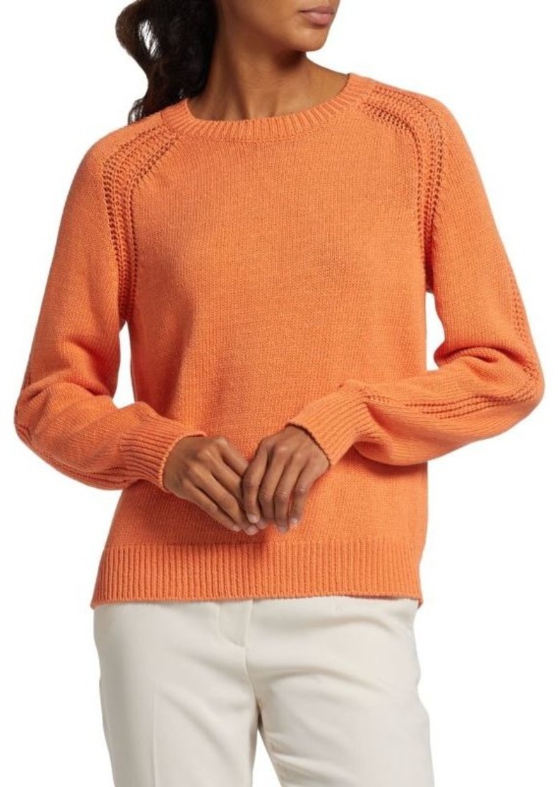 Saks Fifth Avenue Crewneck Raglan Sleeve Sweater