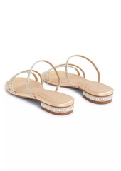 Saks Fifth Avenue Crystal-Embellished Flat Sandals