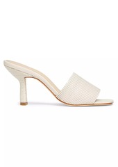 Saks Fifth Avenue 80MM Leather Mules