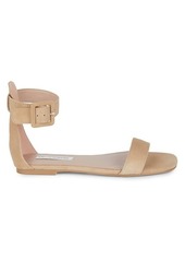 Saks Fifth Avenue Edith Suede Flat Sandals