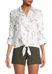 Saks Fifth Avenue Floral-Print Shirt