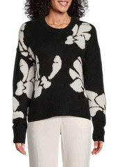 Saks Fifth Avenue Floral Sweater