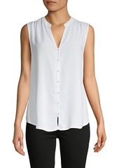 Saks Fifth Avenue ​High-Low Sleeveless Shirt
