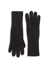 Saks Fifth Avenue Knit Cashmere Gloves