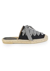 Saks Fifth Avenue Lace-Up Espadrille Mules