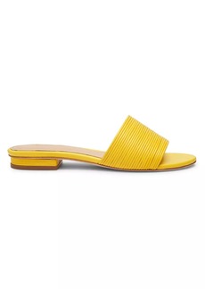 Saks Fifth Avenue Leather Flat Sandals