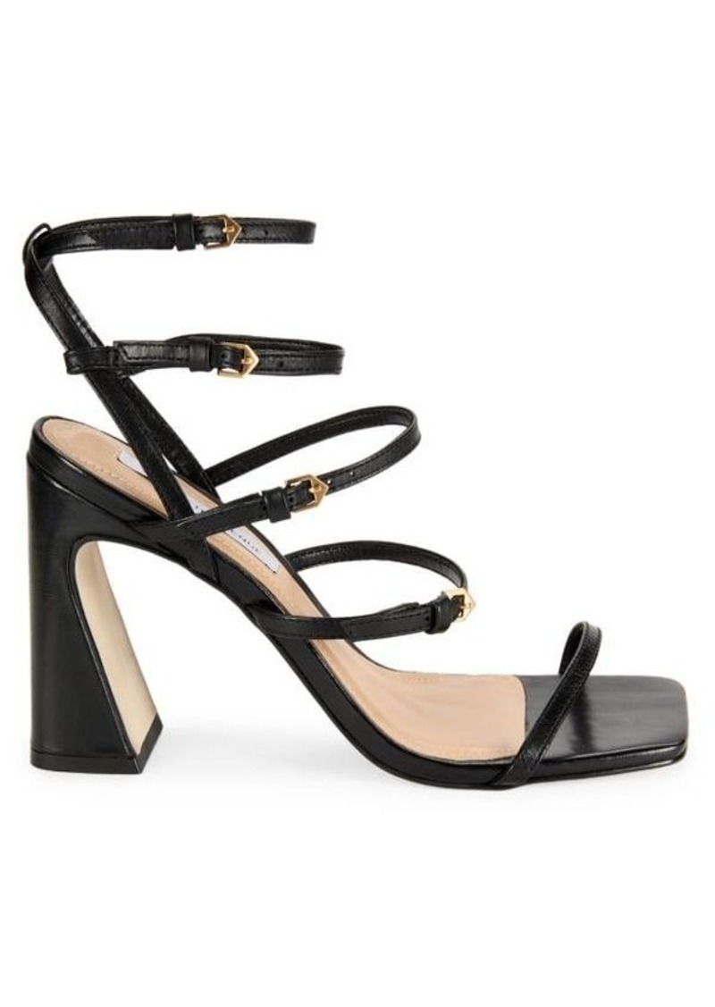 Saks Fifth Avenue Leather Gladiator Block Heel Sandals