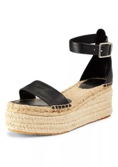 Saks Fifth Avenue Leather Platform Sandals