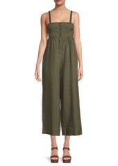 Saks Fifth Avenue Linen Wide Leg Jumpsuit