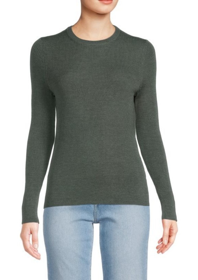Saks Fifth Avenue Merino Wool Blend Crewneck Sweater