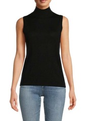 Saks Fifth Avenue Merino Wool Blend High Neck Top