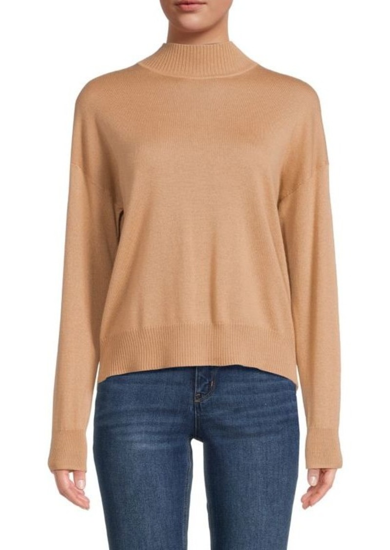 Saks Fifth Avenue Merino Wool Blend Mockneck Sweater
