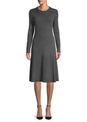 Saks Fifth Avenue Midi A-line Cotton-Blend Dress