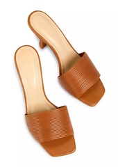 Saks Fifth Avenue Miele 102MM Leather Sandals