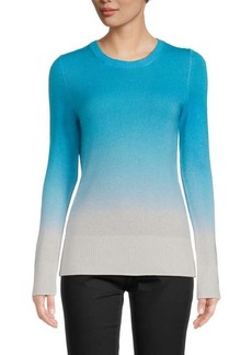 Saks Fifth Avenue Ombré 100% Cashmere Sweater