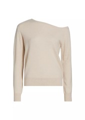 Saks Fifth Avenue One-Shoulder Cashmere Sweater