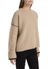 Saks Fifth Avenue Oversized Wool Crewneck Sweater