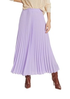 Saks Fifth Avenue Pleated A-Line Midi-Skirt