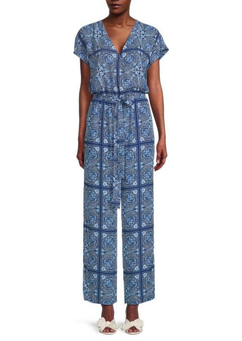 Saks Fifth Avenue Print Jumspuit