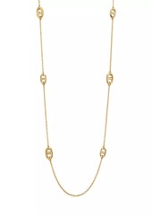Saks Fifth Avenue 14K Yellow Gold Marina Station Necklace
