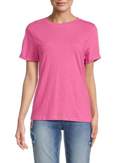 Saks Fifth Avenue Rolled Cuff Tee