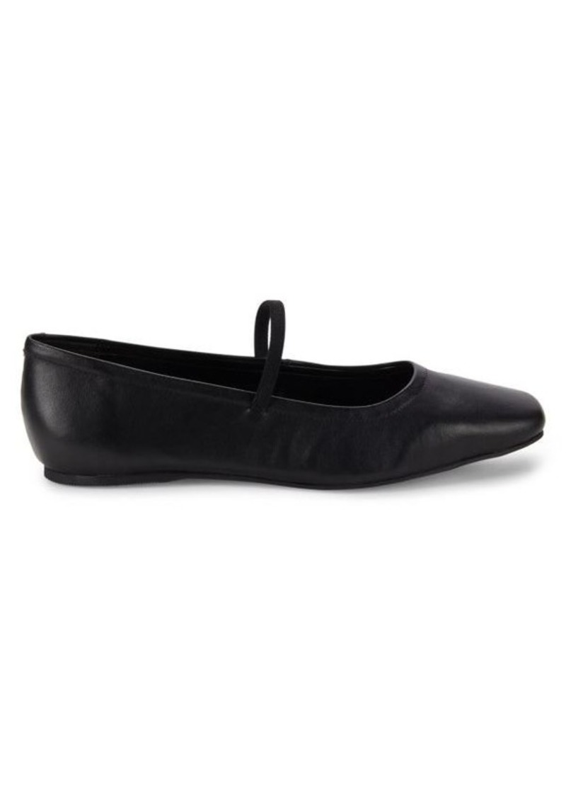 Saks Fifth Avenue Sarah Leather Ballet Flats