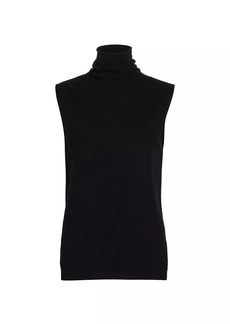 Saks Fifth Avenue Sleeveless CashmereTurtleneck Sweater Vest