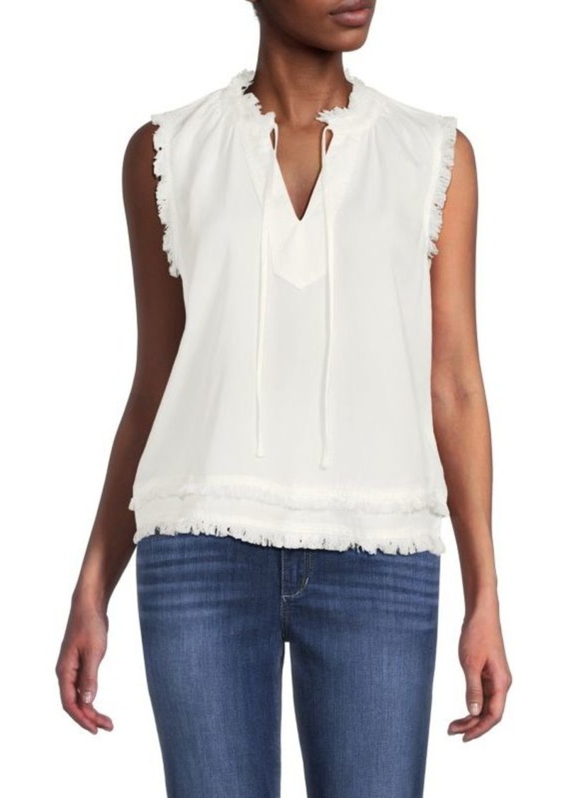 Saks Fifth Avenue Sleeveless V-Neck Top