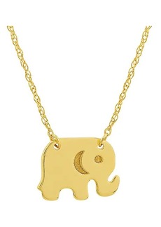 Saks Fifth Avenue So You 14K Yellow Gold Mini Elephant Pendant Necklace