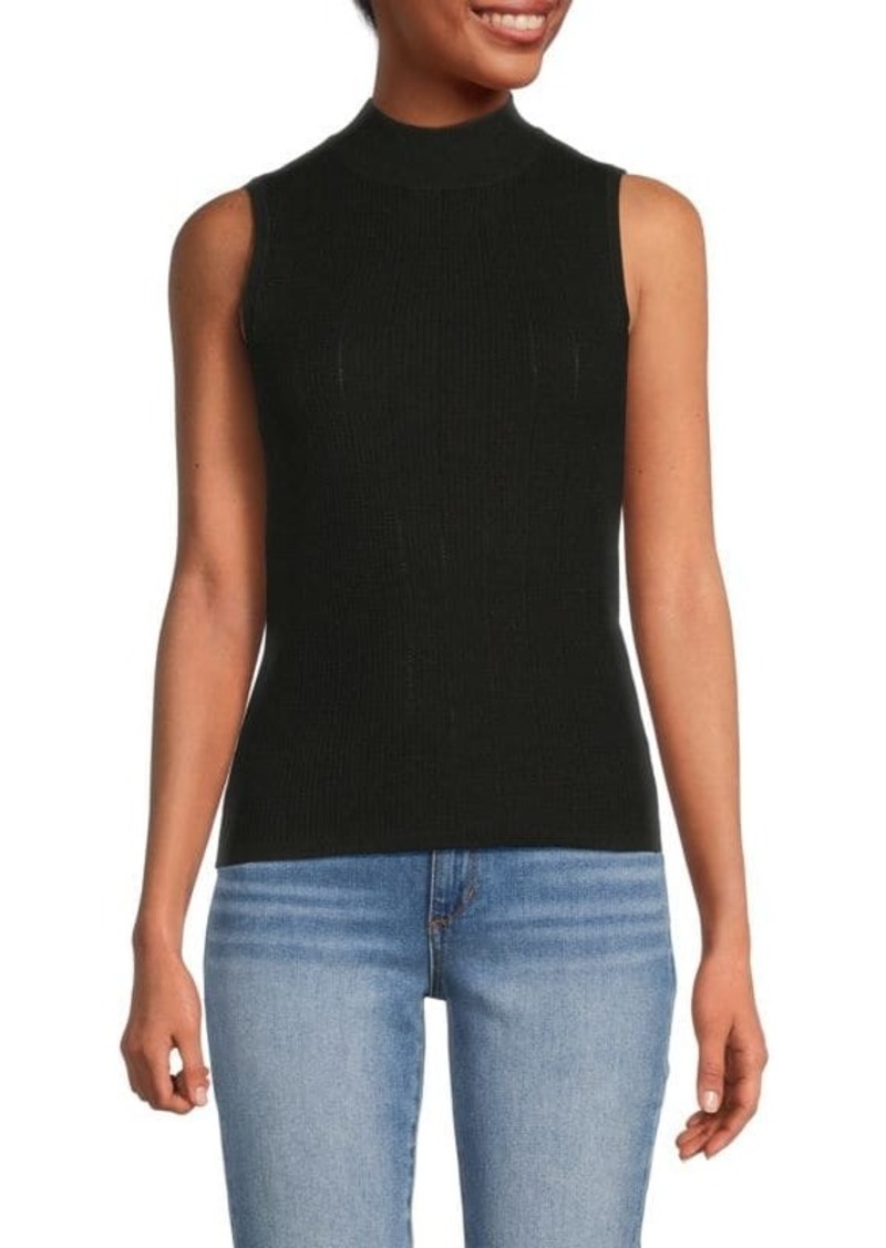 Saks Fifth Avenue Solid Sleeveless Sweater