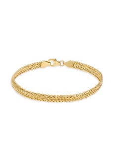 Saks Fifth Avenue Spiga 14K Yellow Gold Chain Bracelet
