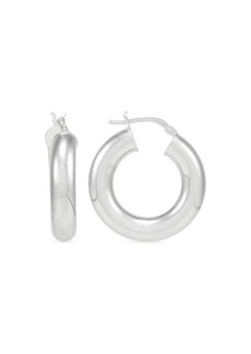 Saks Fifth Avenue Sterling Silver Hoop Earrings