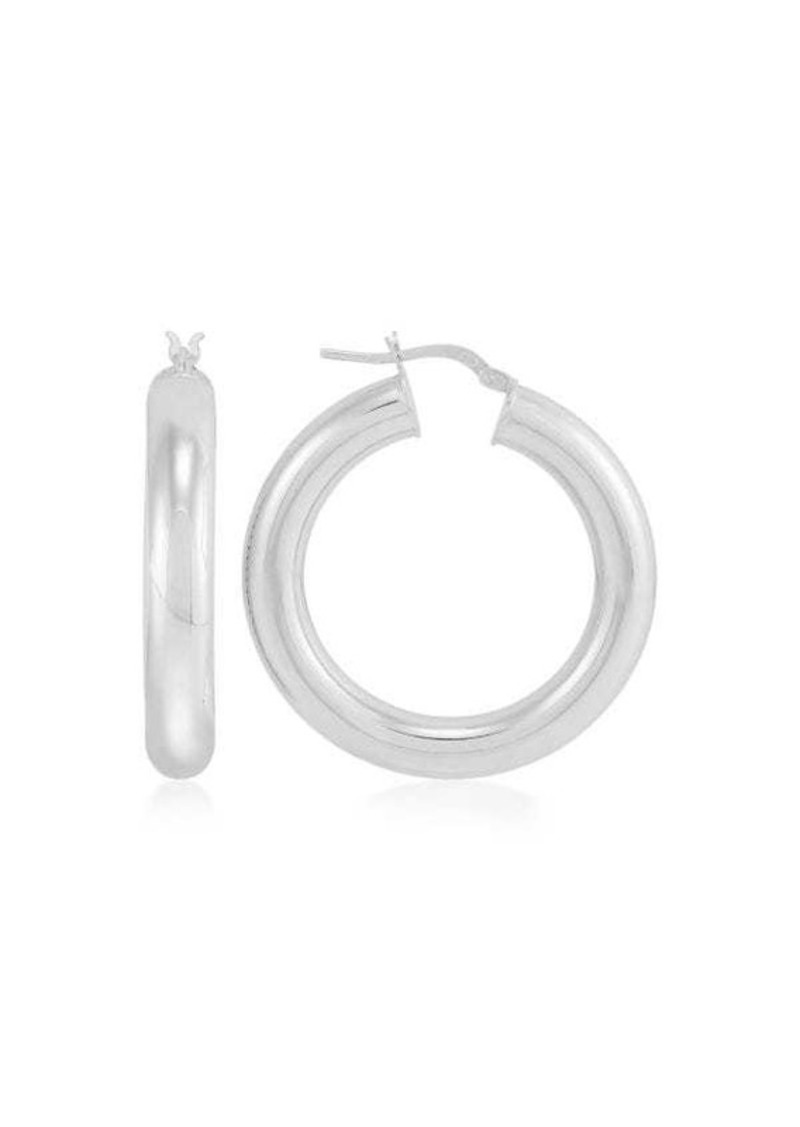 Saks Fifth Avenue Sterling Silver Tube Earrings