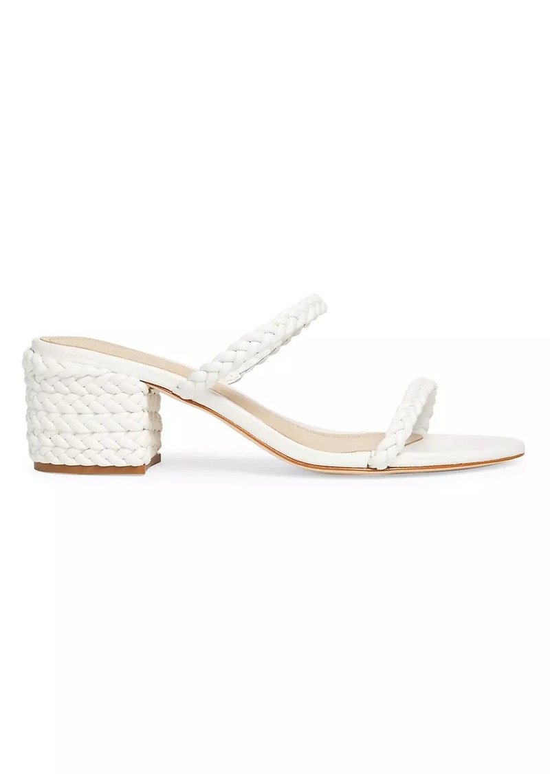 Saks Fifth Avenue Strappy 60MM Leather Sandals