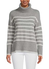 Saks Fifth Avenue Striped Cashmere Sweater