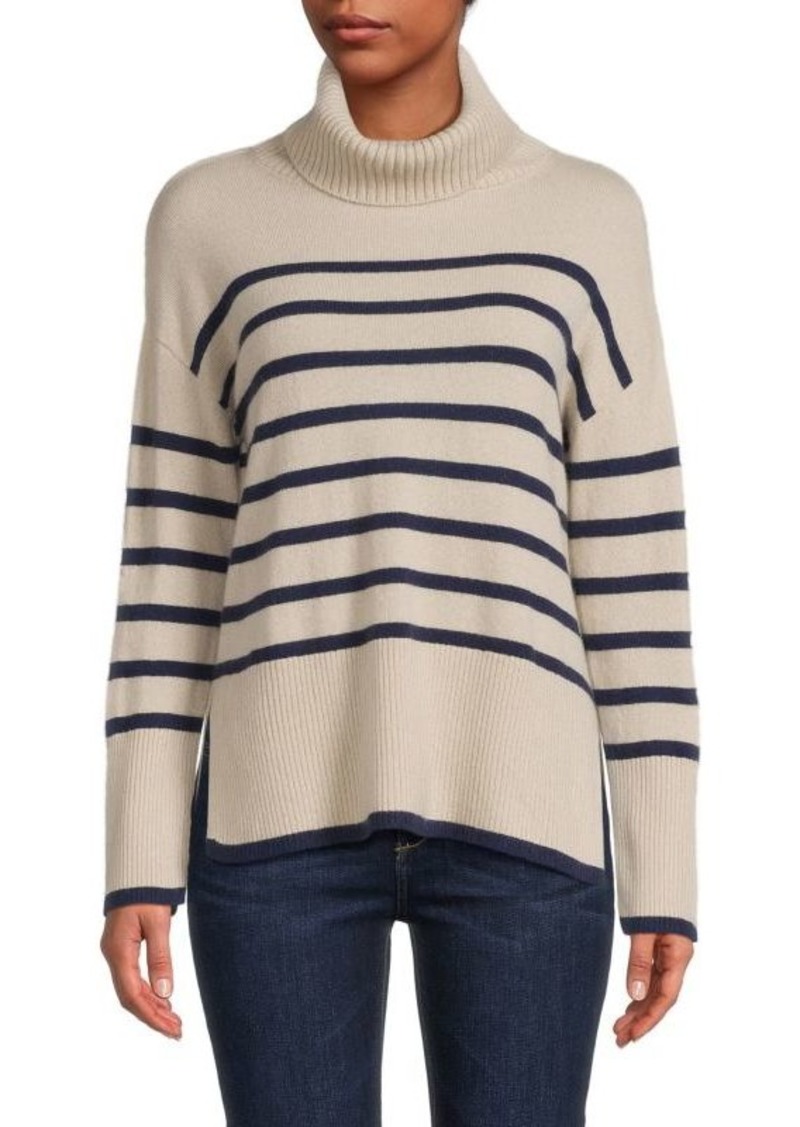 Saks Fifth Avenue Striped Cashmere Sweater
