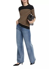 Saks Fifth Avenue Striped Cashmere Sweater