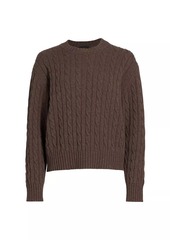 Saks Fifth Avenue Wool-Blend Cable-Knit Pullover Sweater