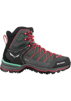 Salewa Women's Mountain Trainer Lite Mid GORE-TEX Hiking Boots, Size 7, Green