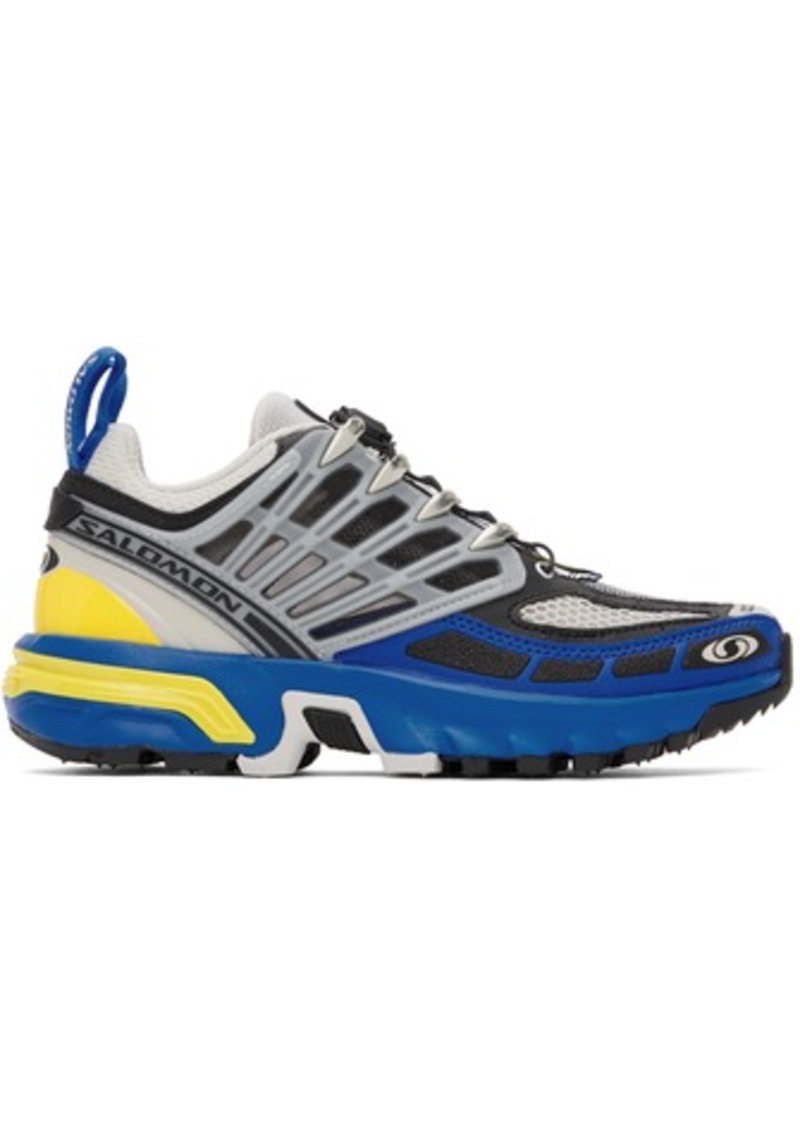 Salomon Gray & Blue Acs Pro Sneakers