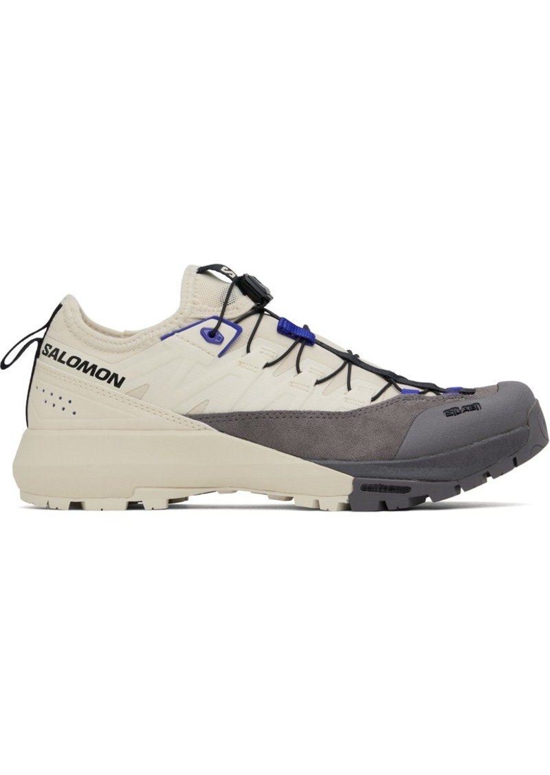 Salomon Gray & White Alpinway Advanced Sneakers