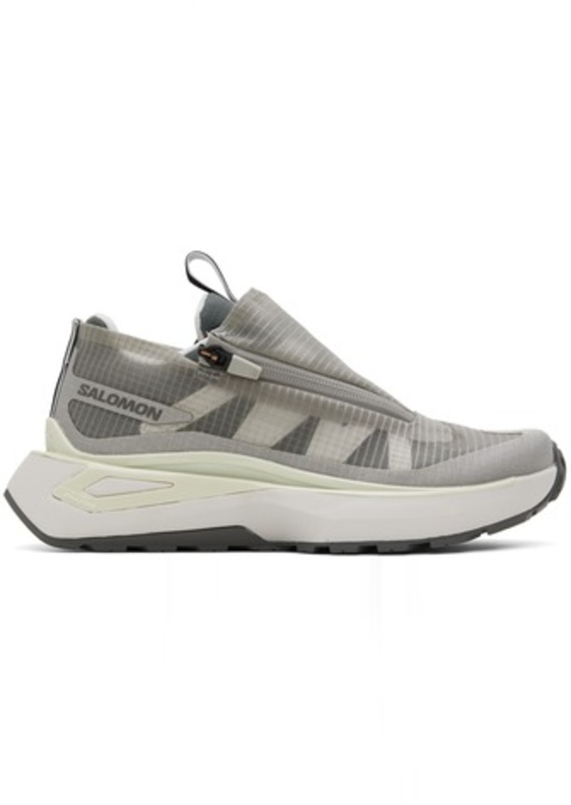 Salomon Gray Odyssey Elmt Advanced Clear Sneakers