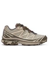 Salomon Khaki XT-6 Sneakers