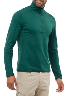 Salomon Men's Essential Lightwarm ½ Zip Jacket, XXL, Green | Father's Day Gift Idea