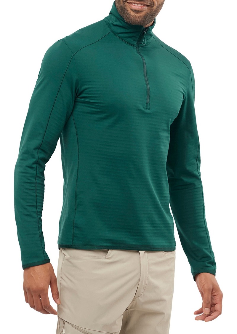 Salomon Men's Essential Lightwarm ½ Zip Jacket, XXL, Green