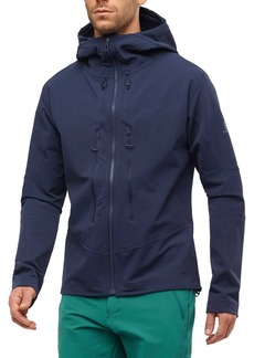 Salomon Men's Outpeak Hooded Softshell Jacket, Medium, Blue