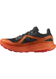 Salomon Men's ULTRA FLOW GORE TEX Trail Running Shoes for Men Black / Dragon Fire / Cherry Tomato