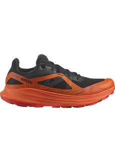Salomon Men's ULTRA FLOW GORE TEX Trail Running Shoes for Men Black / Dragon Fire / Cherry Tomato