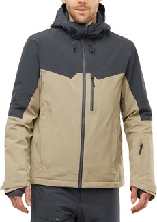 Salomon Men's Untracked Jacket, Small, Rsted Cashew/Plaza Tauper